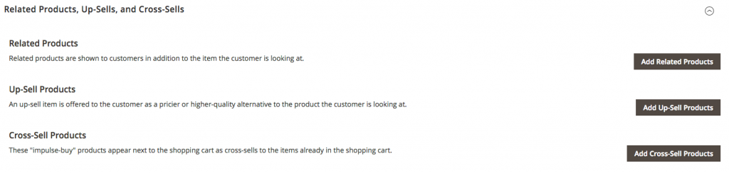 related-upsells-crosssels-magento